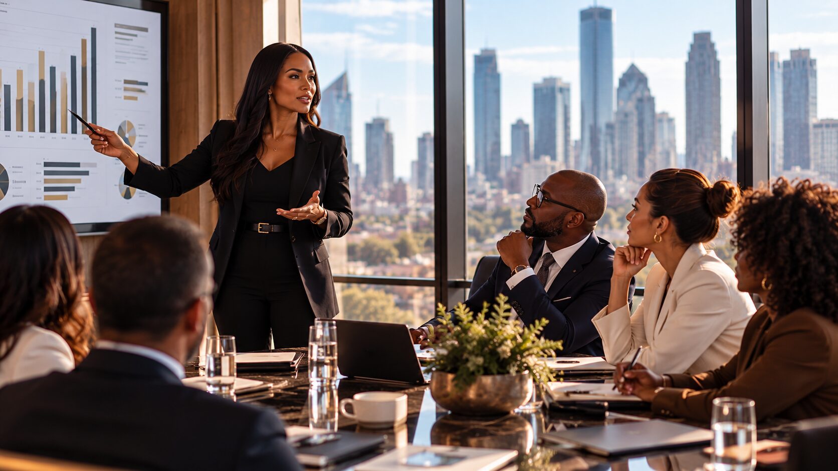 Executive presentation and leadership experience